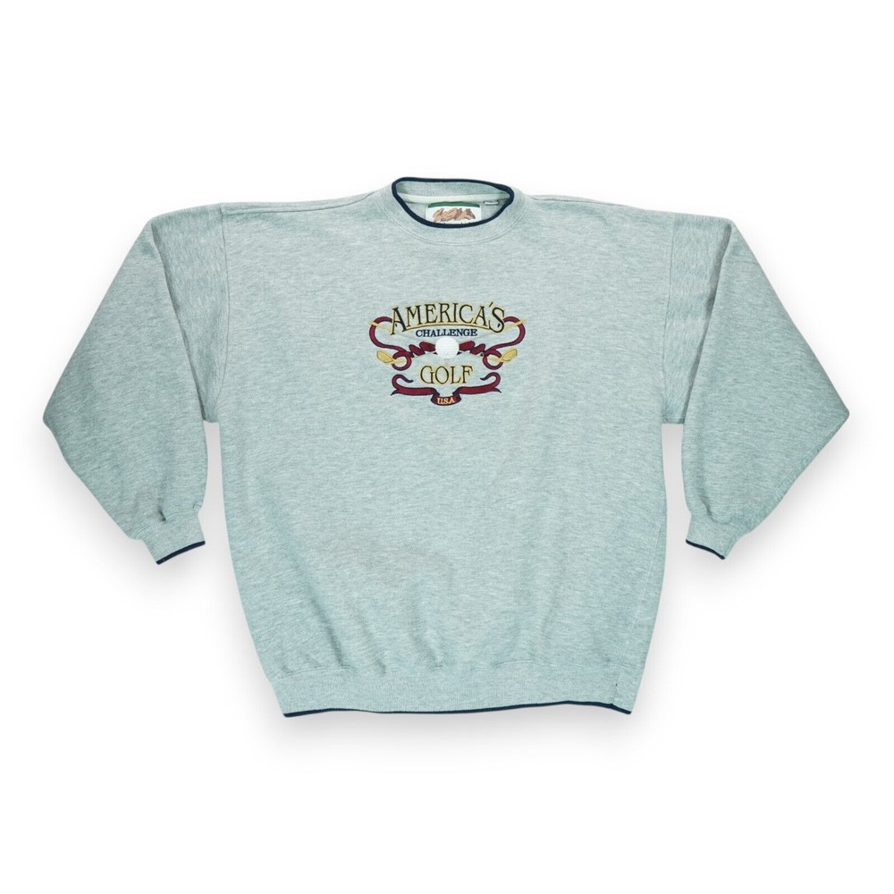 Vintage 90's Red Cliff Americas Challenge Golf Embroidered Crewneck Mens XL